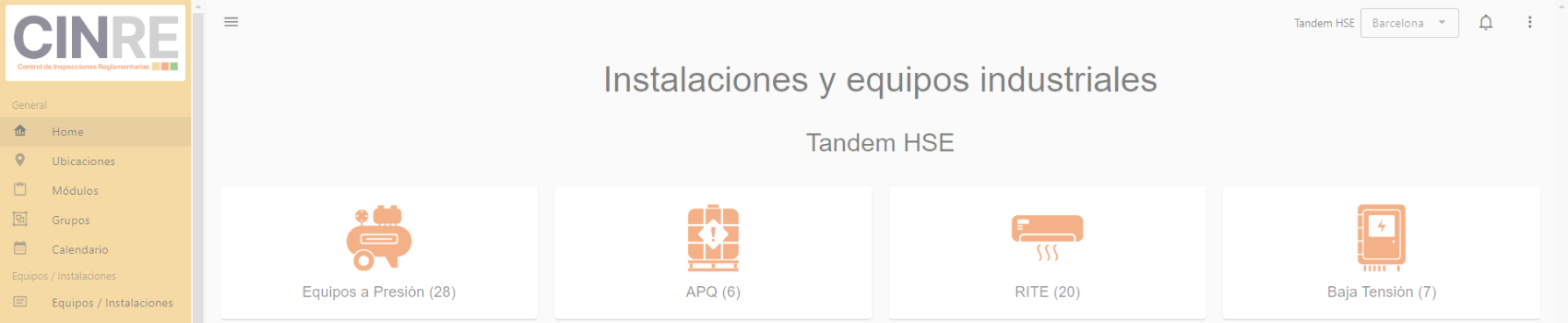 plataforma cinre
